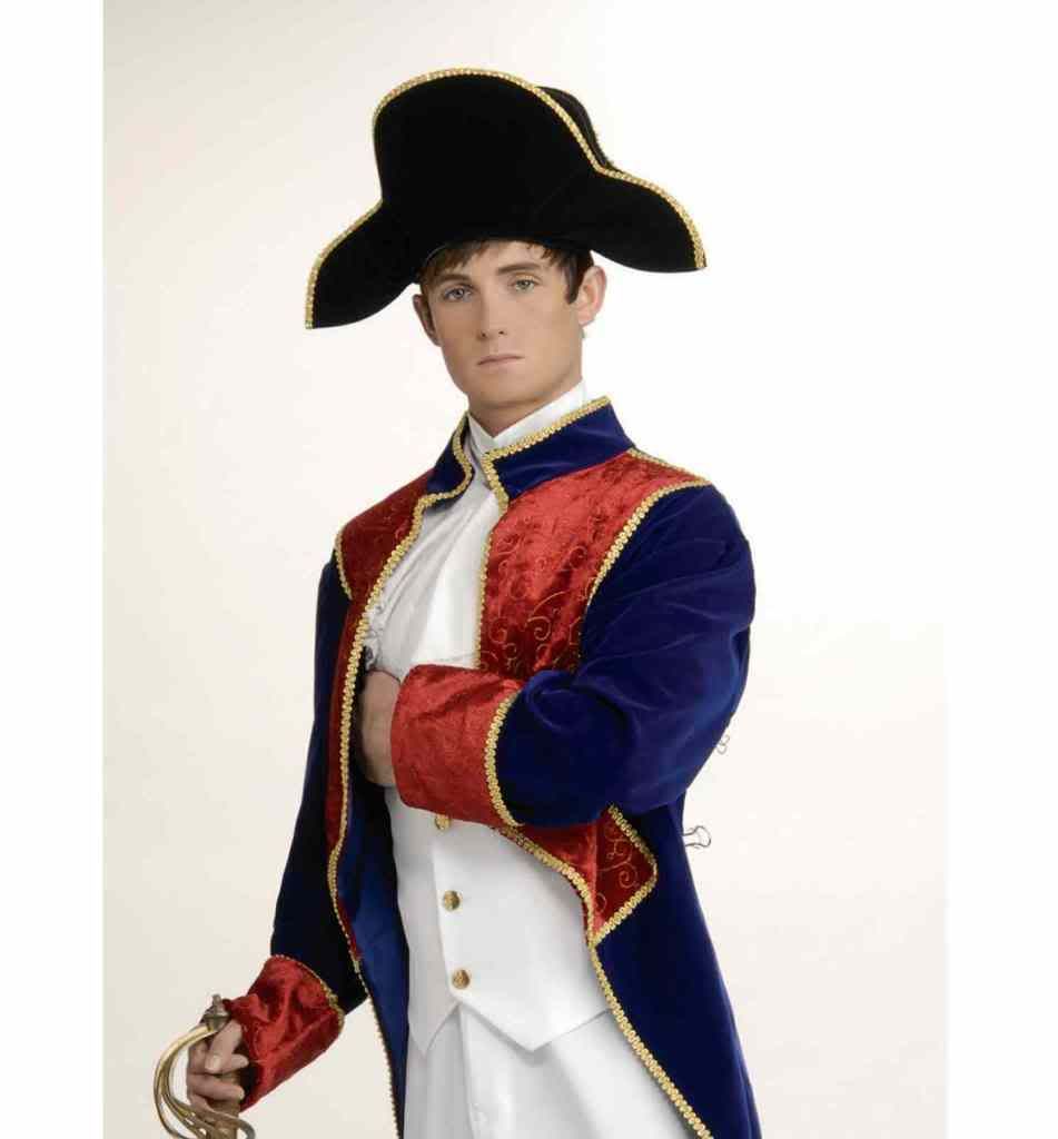 ADULT MENS FRENCH ARMY 18TH CENTURY GENERAL NAPOLEON BONAPARTE COSTUME ...