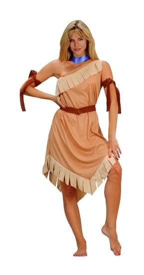 Adult Native American Pocahontas Woman Costume Indian Princess Lady 7064