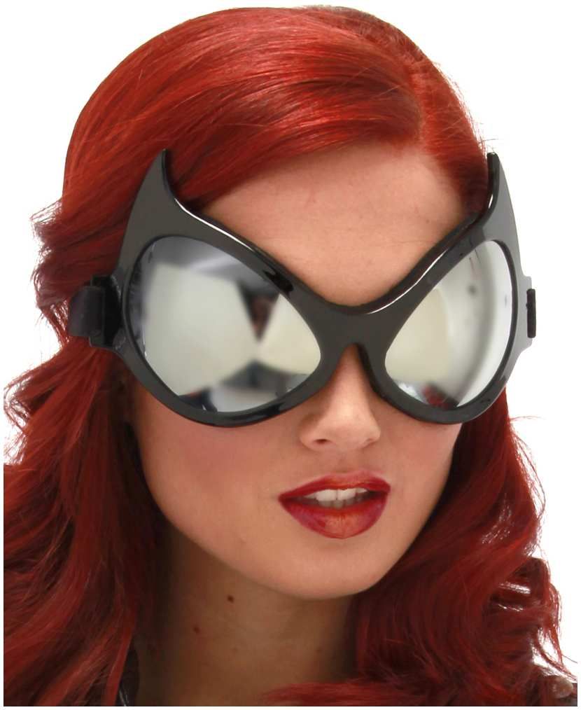 Adult Jumbo Big Cat Eye Catwoman Batman Superhero Anime Costume Goggles