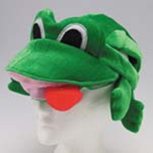 frog with hat plush