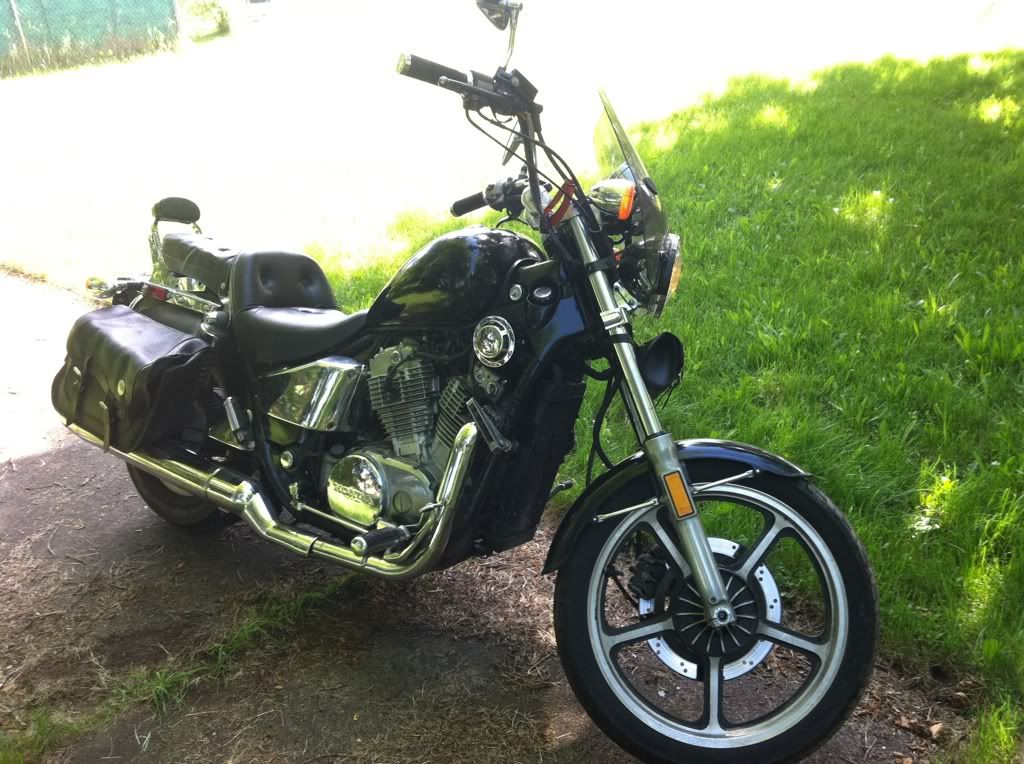 Remove motorcycle seat honda shadow