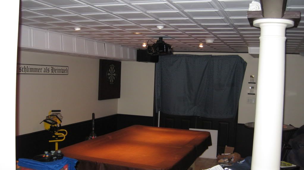 pool table recessed lighting