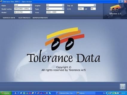Tolerance Data 2009.2 Tolerance Data 2009.2