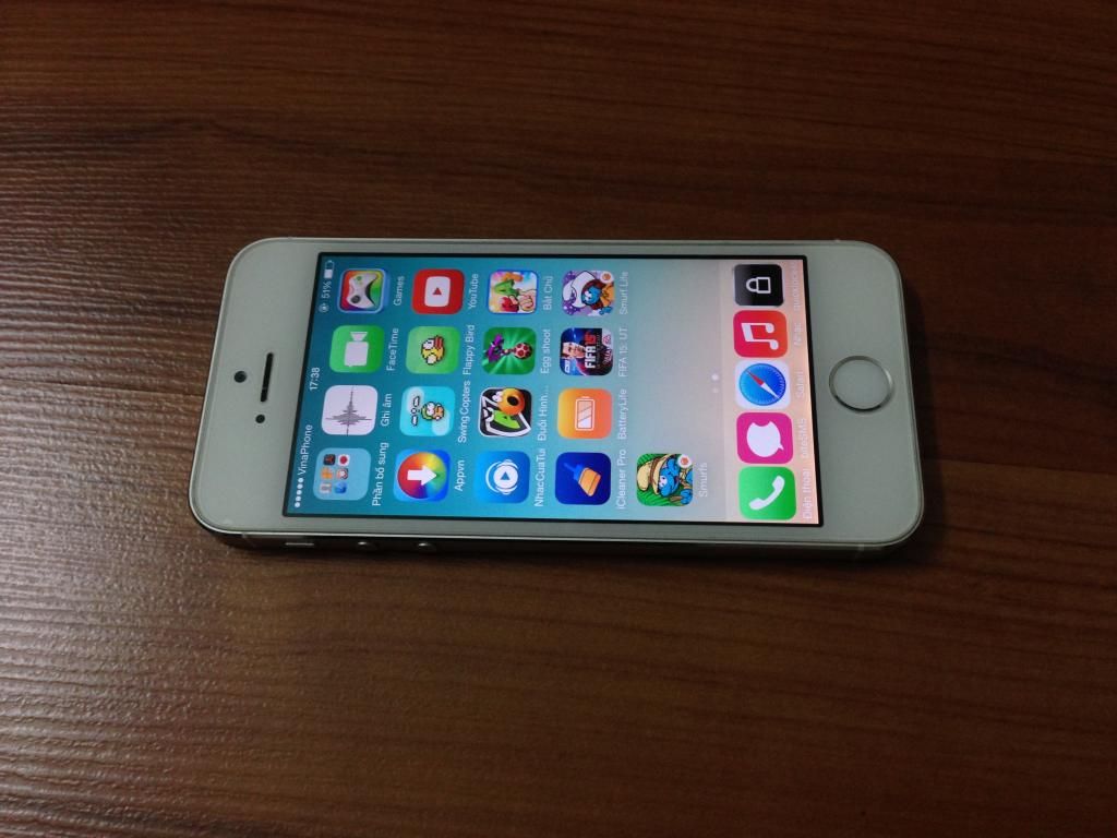 iPhone 5S 16GB Silver Bản World hàng chất giá tốt BH dài - 1