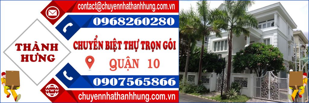 Chuyển biệt thự trọn gói Quận 10