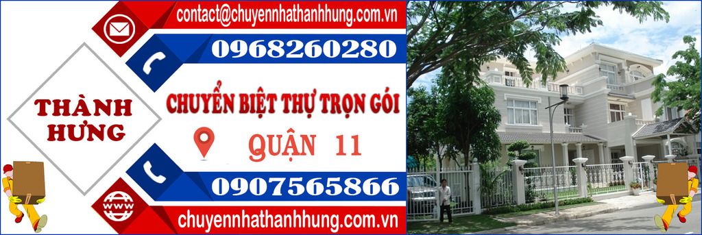 Chuyển biệt thự trọn gói Quận 11