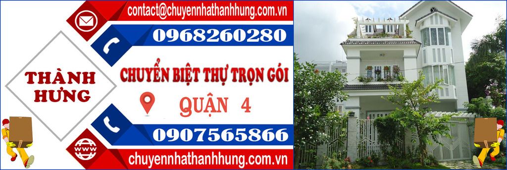 Chuyển biệt thự trọn gói Quận 4