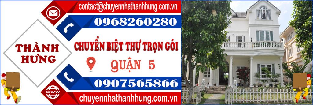 Chuyển biệt thự trọn gói Quận 5