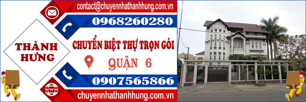 Chuyển biệt thự trọn gói Quận 6