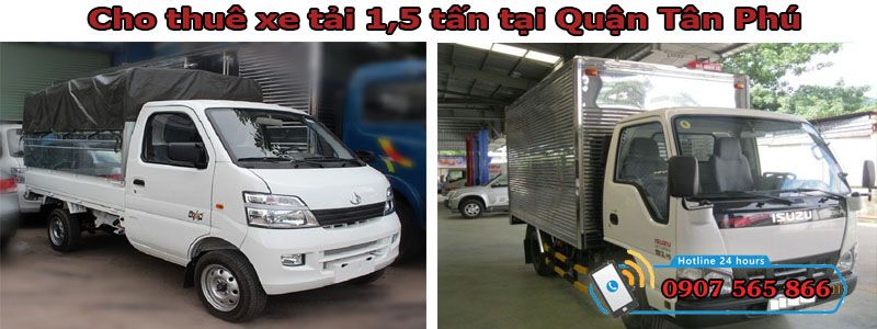 Cho thuê xe tải 1,5 tấn tại Quận Tân Phú