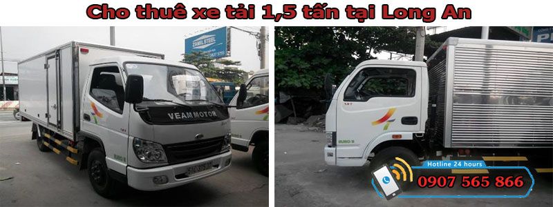 Cho thuê xe tải 1,5 tấn tại Long An
