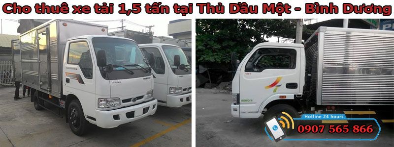 Cho thuê xe tải 1,5 tấn tại Thủ Dầu Một - Bình Dương