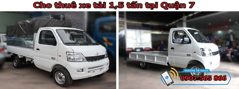 Cho thuê xe tải 1,5 tấn tại Quận 7