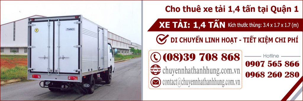 cho thuê xe tải 1.2t tại Bình Dương