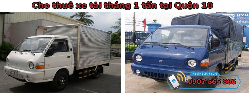 Cho thuê xe tháng 1 tấn tại Quận 10