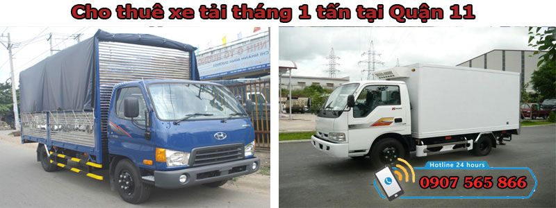 Cho thuê xe tháng 1 tấn tại Quận 11