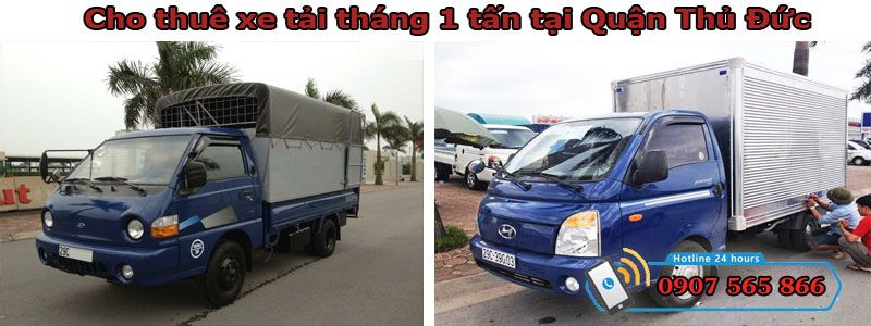 Cho thuê xe tháng 1 tấn tại Quận Thủ Đức