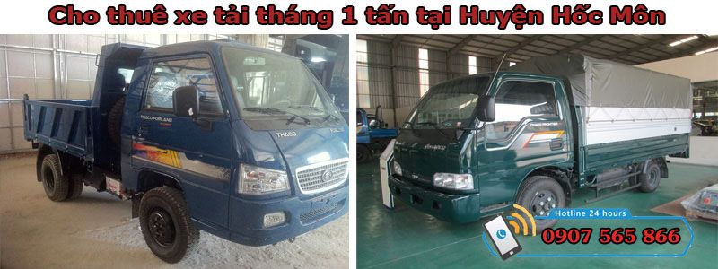 Cho thuê xe tháng 1 tấn tại Huyện Hốc Môn