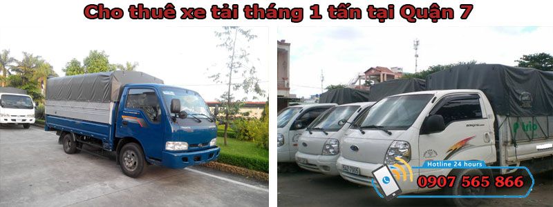 Cho thuê xe tháng 1 tấn tại Quận 7