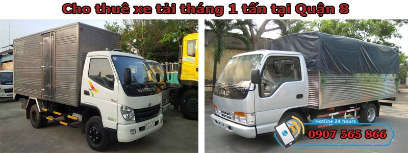 Cho thuê xe tháng 1 tấn tại Quận 8 Cho thuê xe tháng 1 tấn tại Quận 8