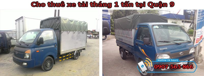 Cho thuê xe tháng 1 tấn tại Quận 9