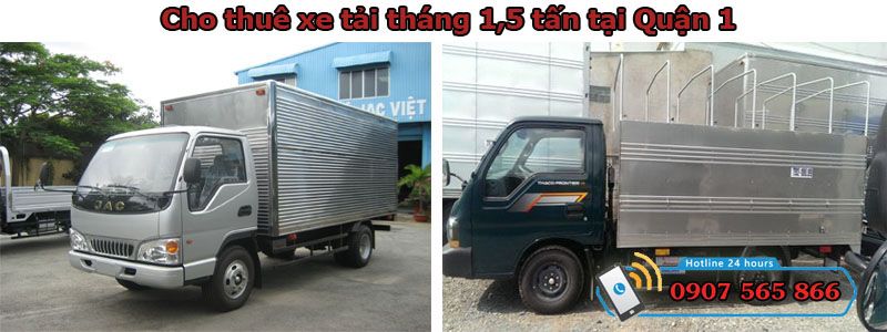 Cho thuê xe tháng 1 tấn tại Tp Thủ Dầu Một - Bình Dương