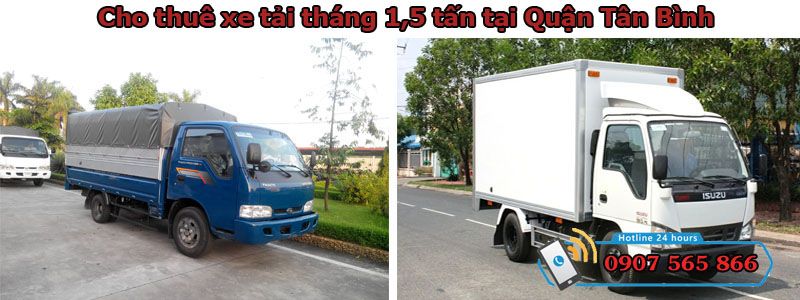 Cho thuê xe tháng 1,5 tấn tại Quận Tân Bình Cho thuê xe tháng 1,5 tấn tại Quận Tân Bình