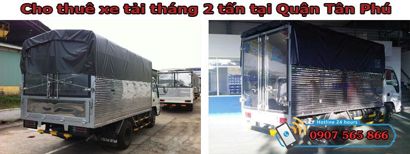 Cho thuê xe tháng 2 tấn tại Quận Tân Phú