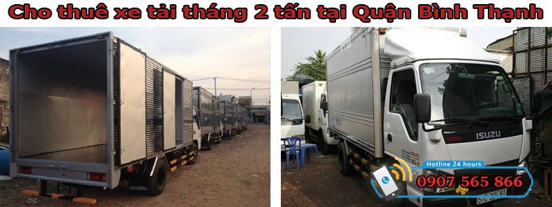 Cho thuê xe tháng 2 tấn tại Quận Bình Thạnh
