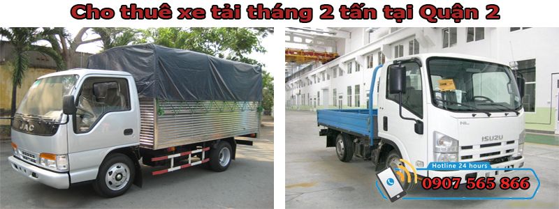 Cho thuê xe tháng 2 tấn tại Quận 2