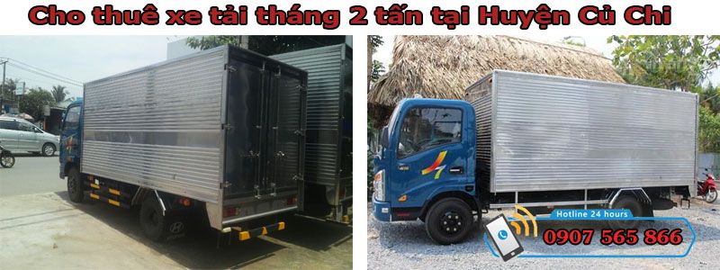 Cho thuê xe tháng 2 tấn tại Huyện Củ Chi