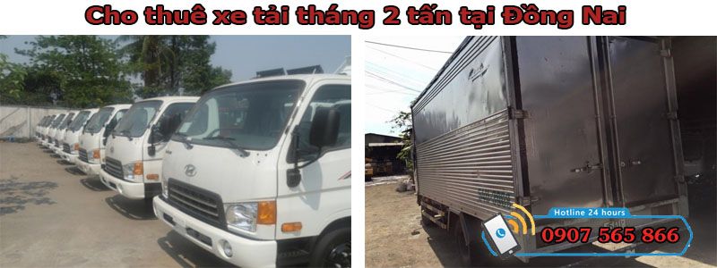 Cho thuê xe tháng 2 tấn tại Đồng Nai
