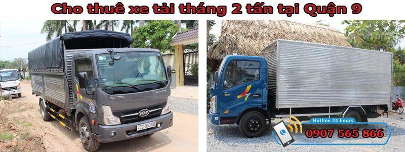 Cho thuê xe tháng 2 tấn tại Quận 9