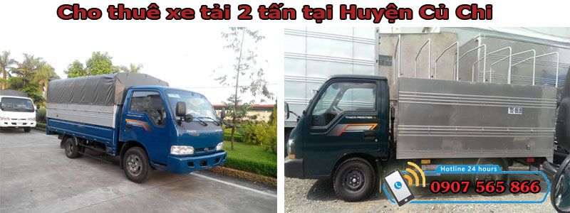 Cho thuê xe tải 2 tấn tại Huyện Củ Chi