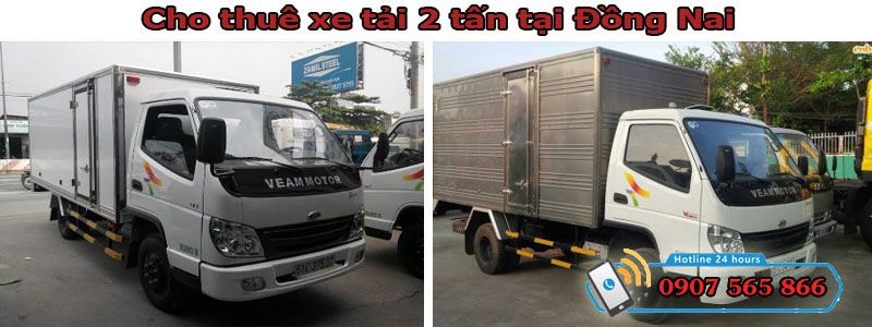 Cho thuê xe tải 2 tấn tại Đồng Nai