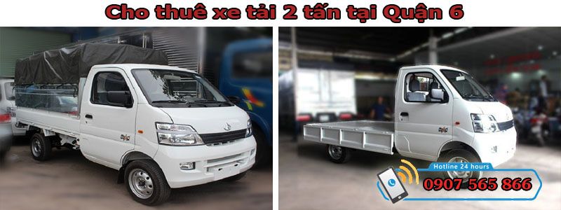 Cho thuê xe tải 2 tấn tại Quận 6