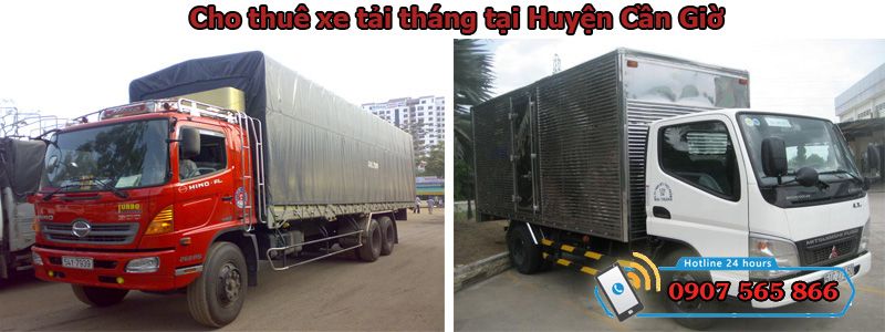 cho thuê xe tải tháng tại Huyện Cần Giờ
