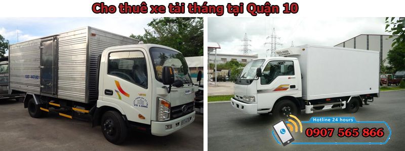 cho thuê xe tải tháng tại Quận 10