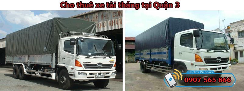 cho thuê xe tải tháng tại Quận 3