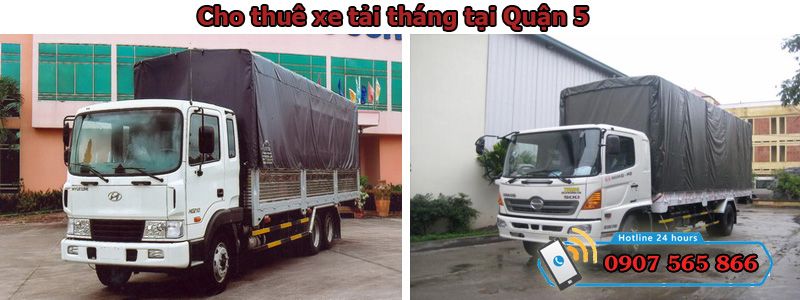 cho thuê xe tải tháng tại Quận 5