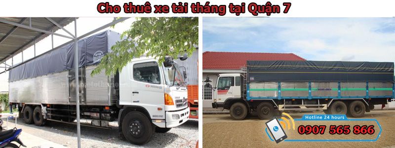 cho thuê xe tải tháng tại Quận 7