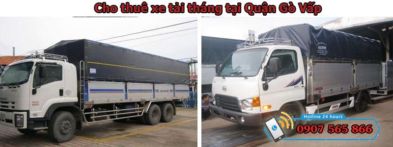 cho thuê xe tải tháng tại Quận Gò Vấp