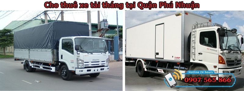 cho thuê xe tải tháng tại Quận Phú Nhuận