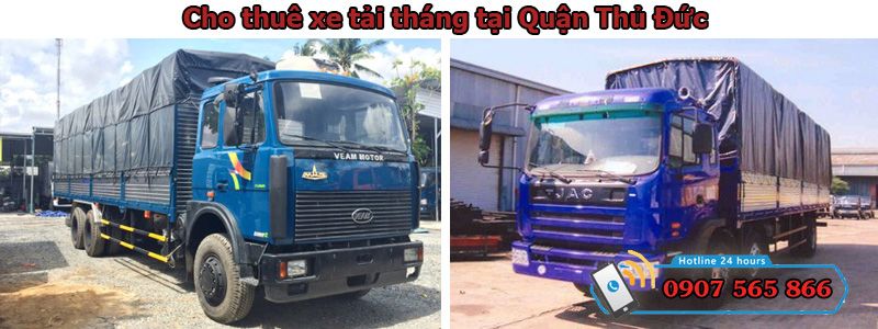 cho thuê xe tải tháng tại Quận Thủ Đức