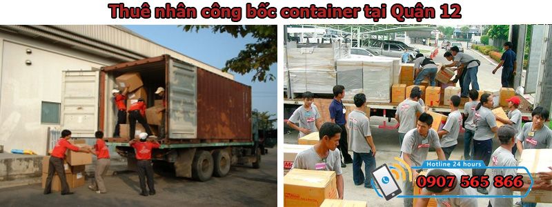 Thuê nhân công bốc container tại Quận Thủ Đức