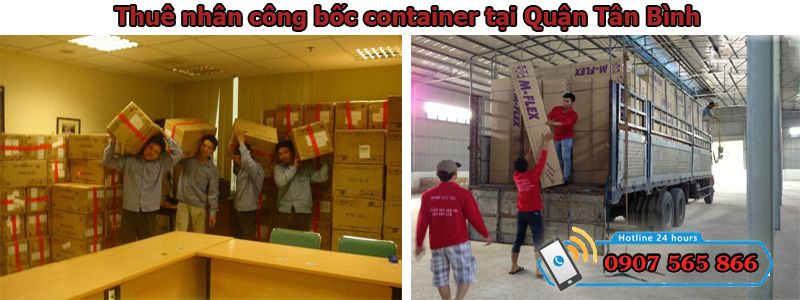 Thuê nhân công bốc container tại Quận Tân Bình Thuê nhân công bốc container tại Quận Tân Bình