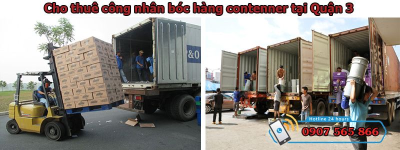 cho thuê nhân công bóc hàng container tại quận 3
