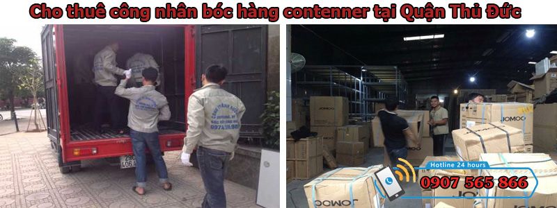 cho thuê nhân công bốc hàng container tại Quận Thủ Đức