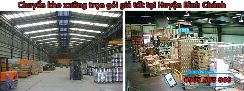chuyển kho xưởng tại Huyện Bình Chánh chuyển kho xưởng tại Huyện Bình Chánh