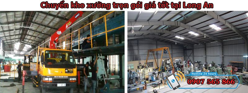 chuyển kho xưởng tại Long An